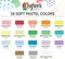 Acrylic Pastels Paint Set, 18 (2 fl oz/59 ml) Assorted Matte Finish Colors, DIY Arts And Crafts Acrylic Paint, 36 Fl Oz(Pack of 1)